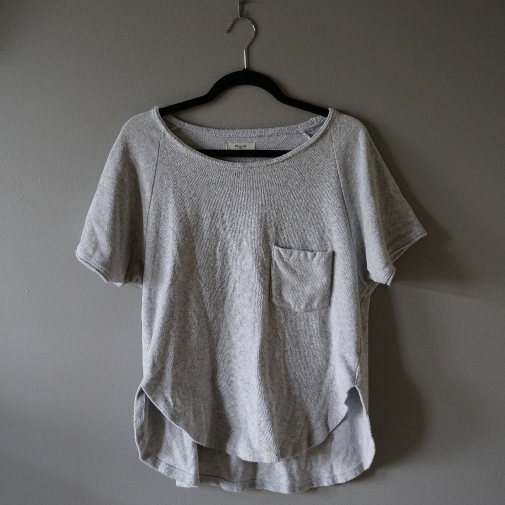 Scoop Neck Pocket T